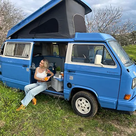 Роскошный шатер Rent A Campervan Vw T3 Azul In Algarve Portugal