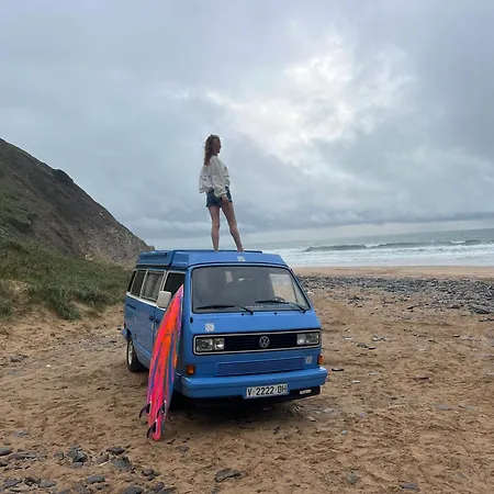 Rent A Campervan Vw T3 Azul In Algarve Portugal Tente de luxe *