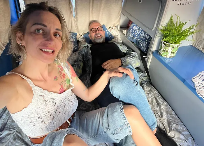 Rent A Campervan Vw T3 Azul In Algarve Portugal Tente de luxe